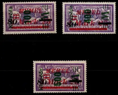 Memel 164-166 postfrisch #OK650