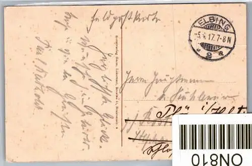 Ak Elbing Schichauwerft Feldpost 1917 #ON810