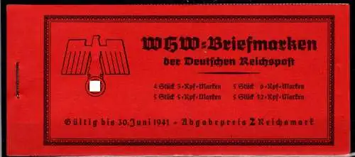 Deutsches Reich MH 47 postfrisch mit leichten Anhaftungen im 2. H-Blatt #NS984