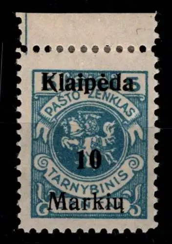 Memel 129 I postfrisch #OK648