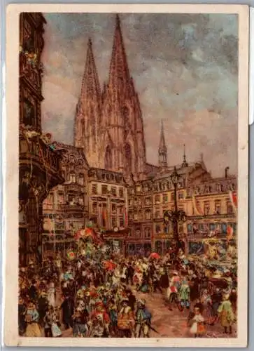 Deutsches Reich P 277 als Ganzsache Kölner Karneval #ON816