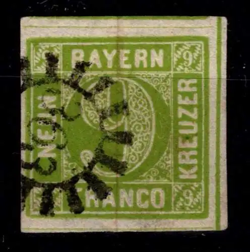 Bayern 5 gestempelt gMR 363, sehr breitrandig #NS996