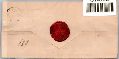 Preußen Vorphila 1855 Paketbegleitbrief #ON823