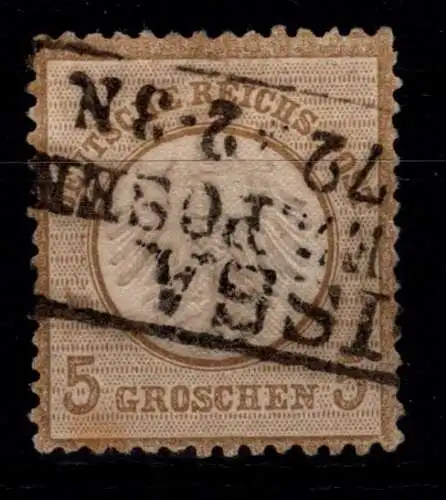 Deutsches Reich 6 gestempelt geprüft Sommer BPP #OK705