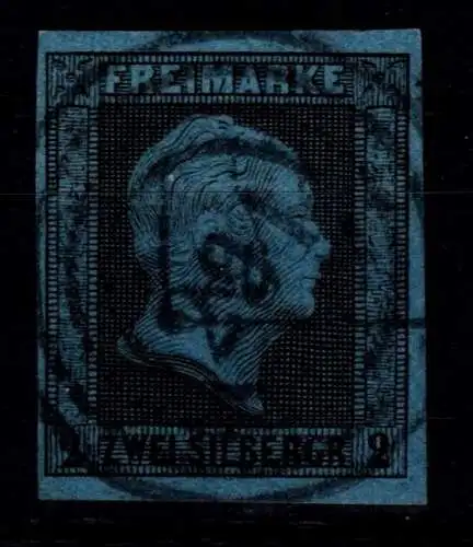 Preussen 3 gestempelt N4 291 "Küstrin", tadellos #OK717