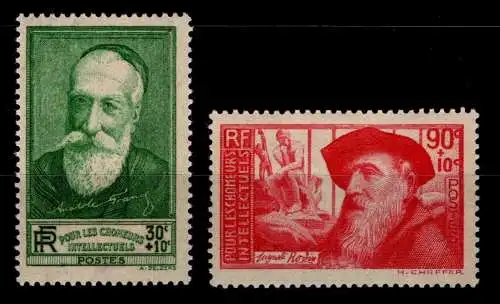 Frankreich 351-352 postfrisch Persönlichkeiten #NW898