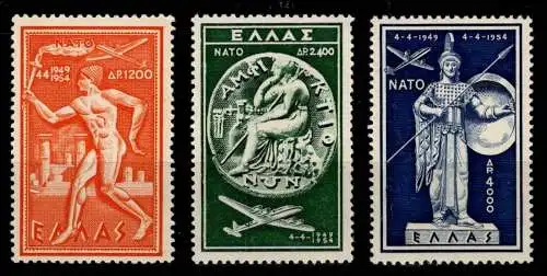 Griechenland 615-617 postfrisch NATO #NW347
