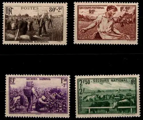 Frankreich 496-499 postfrisch Landwirtschaft #NW882