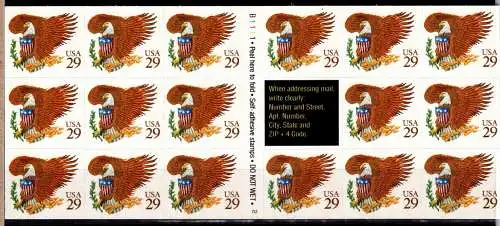 USA Folienblatt 7 postfrisch #NW936