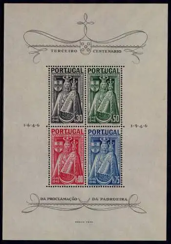 Portugal Block 12 postfrisch #NW984