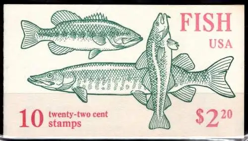 USA MH 114 postfrisch Fische #NW966