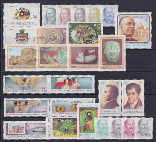 Chile Jahrgang 1983 postfrisch #NV188