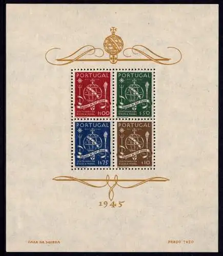 Portugal Block 9 postfrisch #NW987