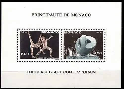 Monaco 2120-2121 postfrisch als Sonderdruck #NW979