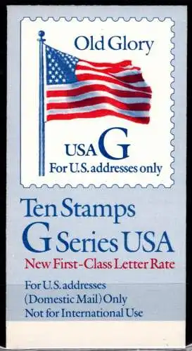 USA MH 0-177 D postfrisch Flagge #NW957