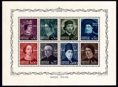 Portugal Block 14 postfrisch #NW982