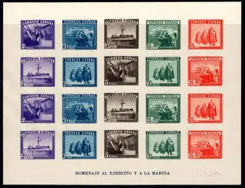 Spanien Block 10 postfrisch #NW992