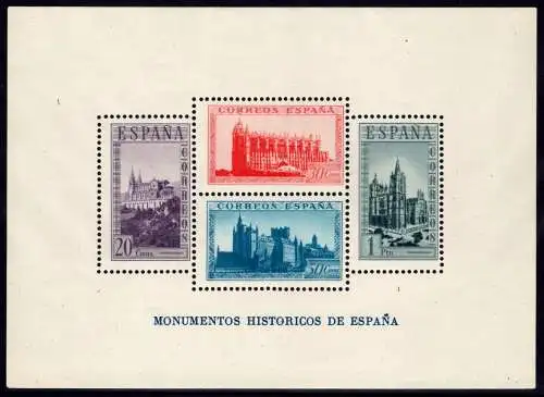 Spanien Block 9 A postfrisch #NW995