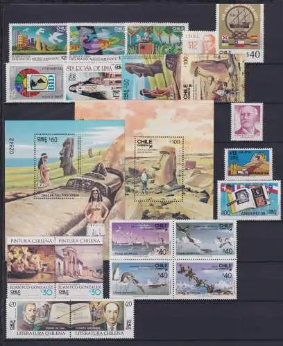 Chile Lot aus Jahrgang 1986 postfrisch #NV184