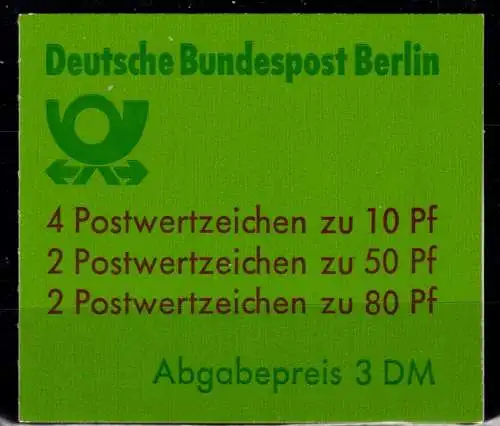 Berlin MH 14 postfrisch Markenheftchen #ON689