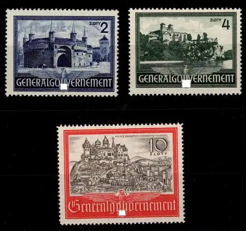 Generalgouvernement 63-65 postfrisch #OJ817