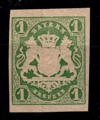 Bayern 14 mit Falz geprüft Brettl BPP #OO002