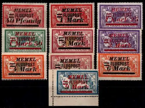 Memel 98-107 postfrisch #OK643