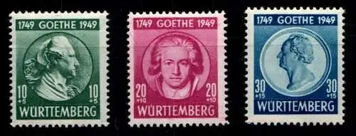Fr. Zone Württemberg 44-46 postfrisch #GF769