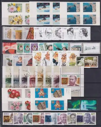 Norwegen Jahrgang 2001 postfrisch #OD977