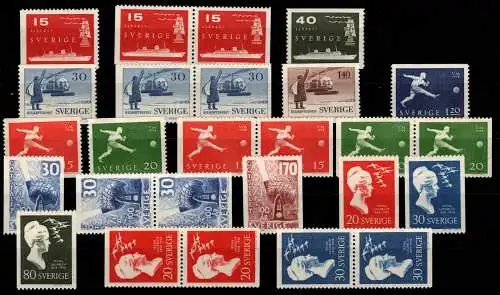 Schweden Jahrgang 1958 mit 434-445 postfrisch #OI619