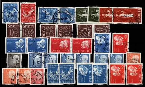 Schweden Jahrgang 1964 ex 515-530 postfrisch und gestempelt #OI650
