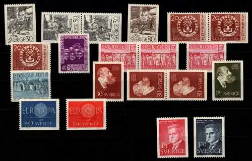 Schweden Jahrgang 1960 ex 455-466 postfrisch #OI621