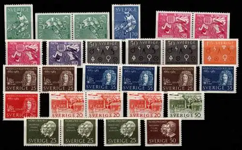 Schweden Jahrgang 1963 mit 502-514 postfrisch #OI624