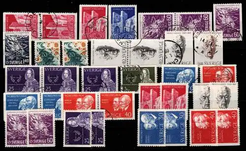 Schweden Jahrgang 1965 ex 531-543 postfrisch und gestempelt #OI651