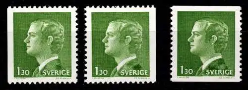 Schweden 935 x A, Di, Dr postfrisch #Oi691