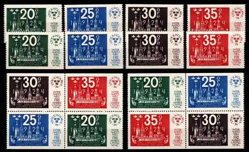 Schweden 846-849 Do/Du und Zsdr. postfrisch #OI663