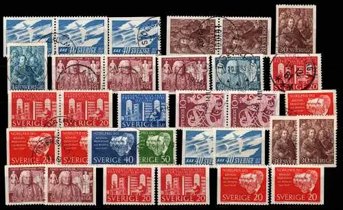 Schweden Jahrgang 1961 ex 467-484 postfrisch und gestempelt #OI645