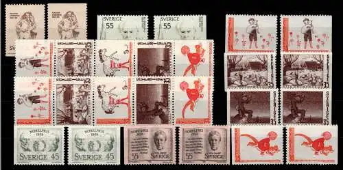 Schweden Jahrgang 1969 ex 653-664 postfrisch #OI657