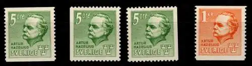Schweden 286-287 A, 286 Dl, Dr postfrisch #OI598