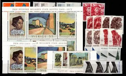 Schweden Jahrgang 1969 ex 634-652 postfrisch #OI656
