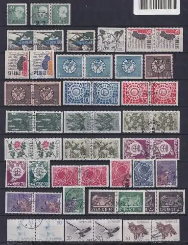 Schweden Jahrgang 1968 ex 598-627 postfrisch und gestempelt #OI654
