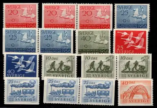 Schweden Jahrgang 1956 mit 413-420 postfrisch #OI617