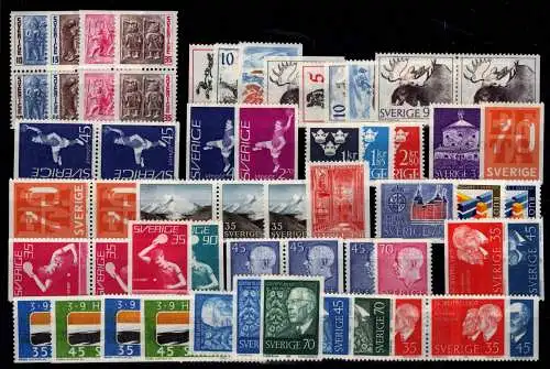 Schweden Jahrgang 1967 mit 568-597 postfrisch #OI628