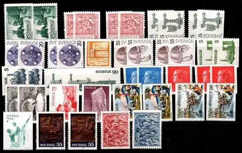 Schweden Jahrgang 1975 ex 892-931 postfrisch #OI671