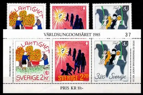 Schweden 1351-1353, Block 13 postfrisch #Oi679
