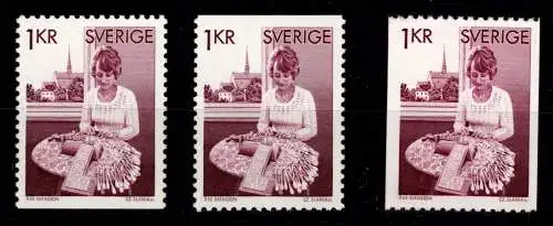 Schweden 938 x C, y C Do, Dl postfrisch #Oi692
