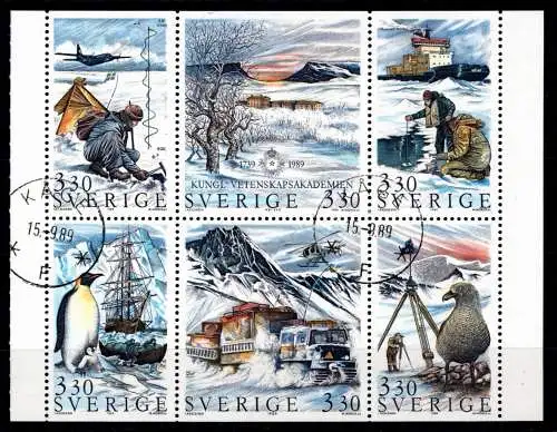 Schweden H-Blatt 168 gestempelt #Oi764