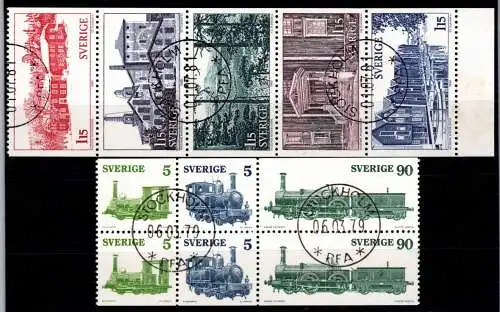 Schweden H-Blatt 79 und 95 gestempelt #Oi757