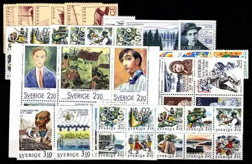 Schweden Jahrgang 1988 ex 1467-1519 postfrisch #Oi712