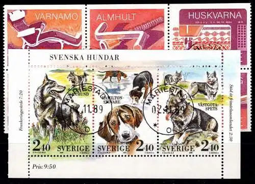 Schweden H-Blatt 169 und 171 gestempelt #Oi765